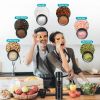 Electric Salt and Pepper Grinder Automatic Gravity Sensor Battery Powered Salt Mill LED Indicator Adjustable Coarseness One Hand Easy Operation