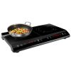 4000W Induction Cooktop Portable Double Induction Cooker Electric Dual Burner Stove Countertop Hot Plate with 9 Power 9 Temperature 0-3H Timer