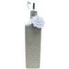 10 Strawberry Street York Pattern Square White Ceramic Olive Oil Bottle 26oz