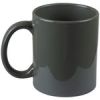 11 oz Grey Coated Solid Colored Mug