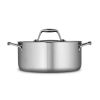 Stainless Steel Tri-Ply Clad 5-Quart Dutch Oven with Lid