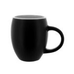 18-Ounce Matte Black Rounded Mug