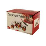 3-Piece Chili Table Set
