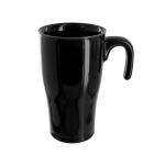 Black Tall Ceramic Mug
