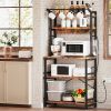 Modern Heavy Duty Baker's Rack Kitchen Living Room Office Shelving Unit