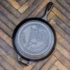 Black 10 inch Lightweight Cast Iron Skillet Set Made in USA