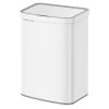 White 13-Gal. Trash Can with Motion Sensor Lid and Odor Absorbing Carbon Filter