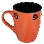 12 oz. Swirl Design Ceramic Coffee Mug