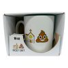 16 Oz Ceramic  Holy Shit Mug in White Gift Box