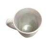 14oz White Elegant Ceramic Mug