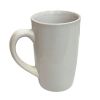 10oz White Elegant Ceramic Mug