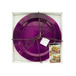 16" Purple Glass Plate
