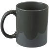 11 oz Grey Coated Solid Colored Mug