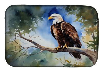 Eagle Dish Drying Mat Absorbent Dish Drying Mat Pad for Kitchen Counter Dish Drainer Mat for Countertop, 14 x 21", Multicolor