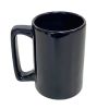15oz Jumbo Black D-Handle Ceramic Mug