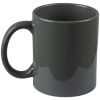 11 oz Grey Coated Solid Colored Mug