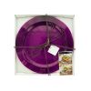 16" Purple Glass Plate