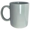 11oz Gray C-Handle Ceramic Mug