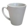 12oz Small White Ceramic Cafe Mug