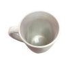 14oz White Elegant Ceramic Mug